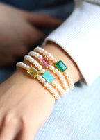 Bracelets en perles de culture