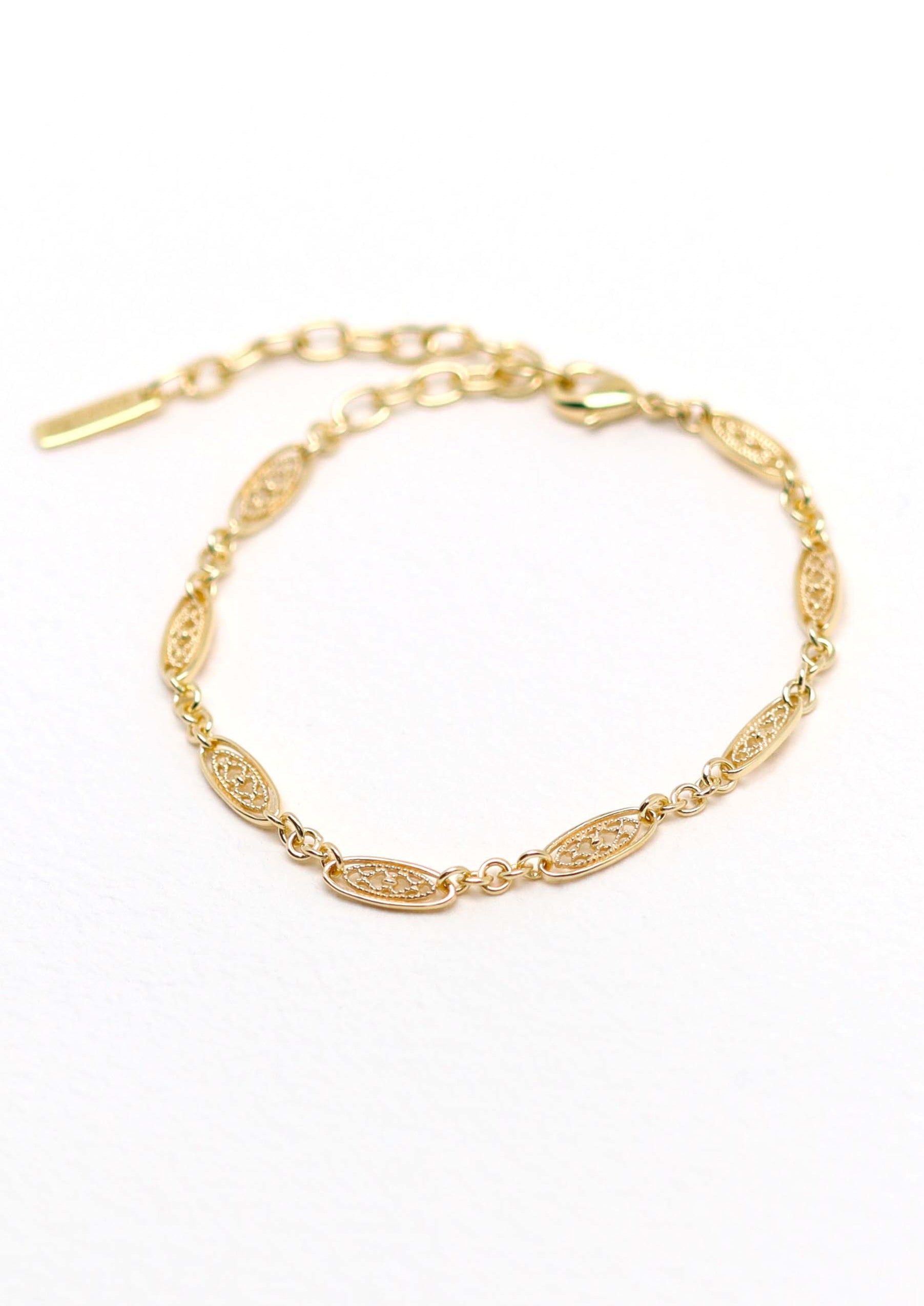 Bracelet fin plaqué or