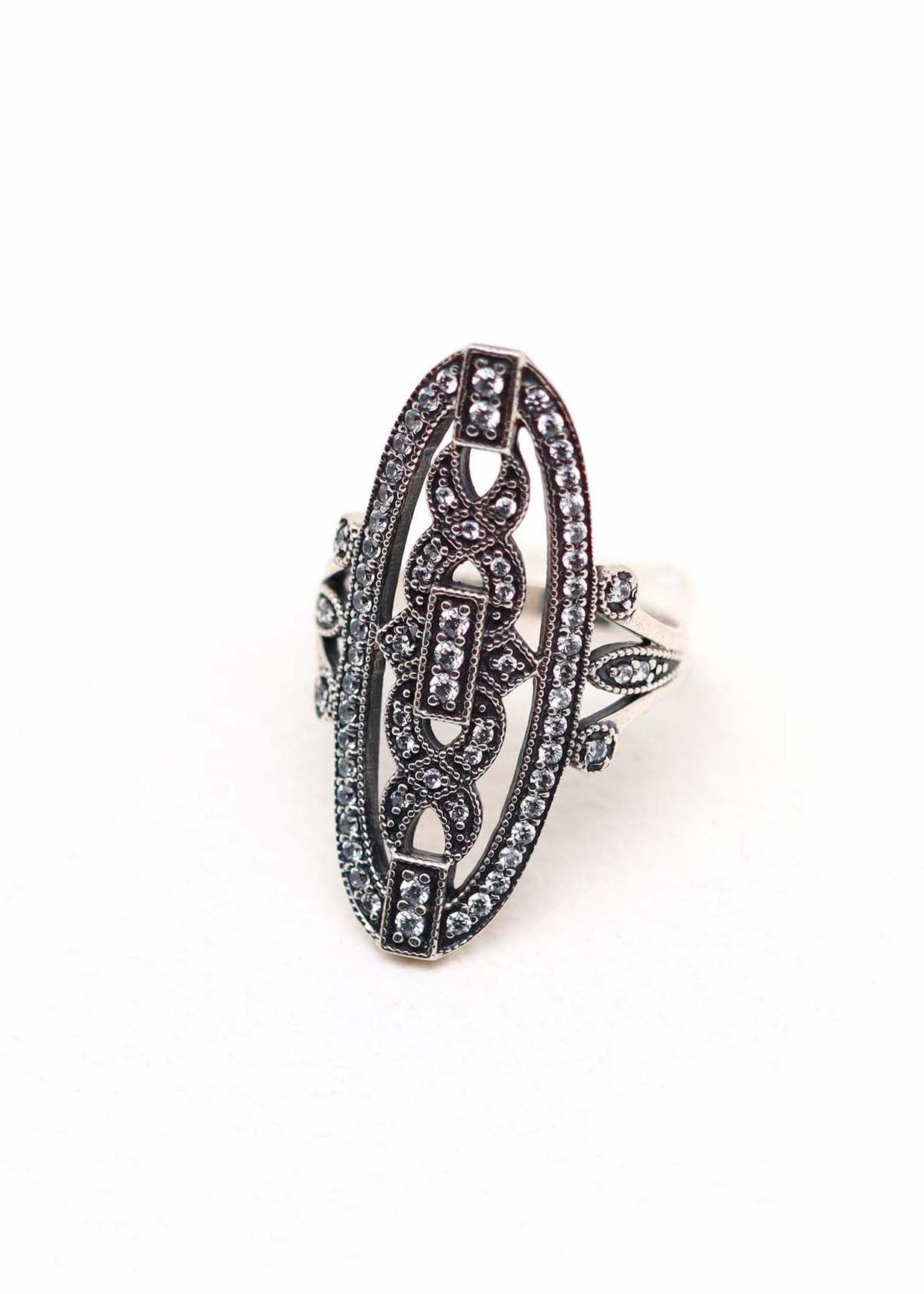 Bague marquise art déco